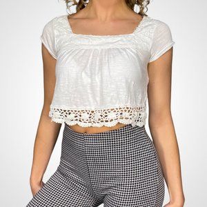 Lacy Boho Crop Top